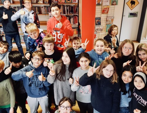 Eine Reise durch die Welt der Bücher – Die Klasse 5c erkundet die Stadtteilbibliothek Kücknitz